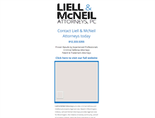 Tablet Screenshot of liellmcneil.com